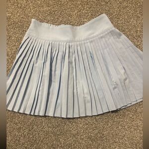 HALARA Sky Blue Pleated Skater Skirt